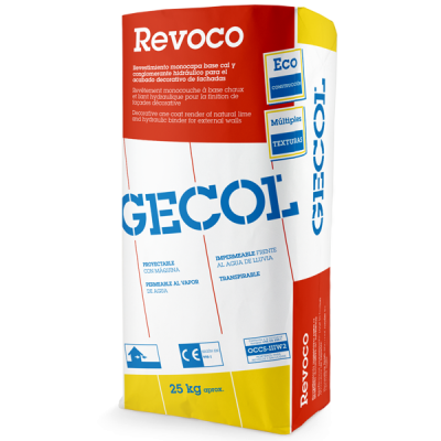 GECOL REVOCO GRIS 25 KG (56 SACOS)